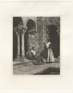 Tavle II – To Arlesiennes i Cloister of Saint-Trophime of Arles (Tavne II – To Arlesiennes i Cloister of Saint-Trophime of Arles)