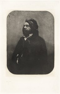Tavle VIII – Portræt af Théophile Gautier, efter Nadar (Plade VIII – Portræt af Théophile Gautier, af Nadar) af Charles Nègre, Nadar, André Jammes