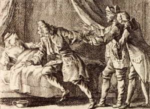 La Mandragore af Charles Nicolas Cochin