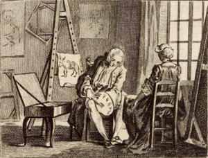 Le Bât af Charles Nicolas Cochin