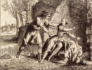Floden Scamandre af Charles Nicolas Cochin