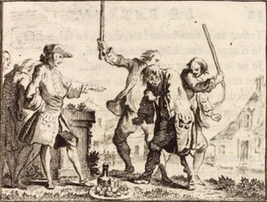 Bonden, der fornærmede sin herre af Charles Nicolas Cochin