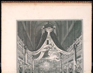 Begravelse af Elisabeth Thérèse af Lorraine, dronning af Sardinien, i Notre Dame i Paris den 22. september 1741