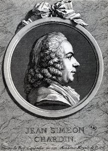 Jean Simeon Chardin (kobberstik) af Charles Nicolas II Cochin