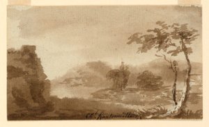 Et Landskab af Charles Nicolas Ransonnette