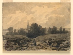 På en landevej af Charles Nicolas Ransonnette