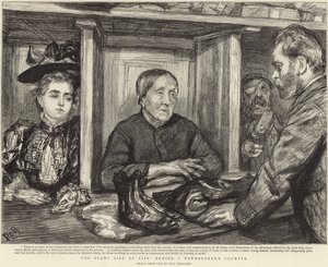 Bag en pantelåners disk (litho) af Charles Paul (after) Renouard