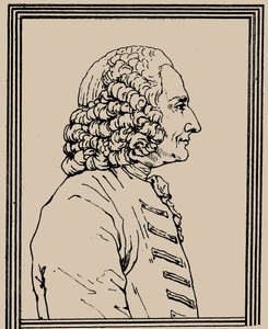 Portræt af komponisten Jean-Philippe Rameau 1683-1764, ca. 1800.