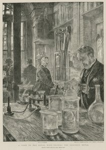 Et besøg på den kongelige mønt; test af ædle metaller (gravering) af Charles Paul Renouard