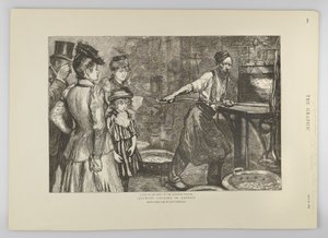 Udglødningsovn i Tower Hill, fra The Graphic, 1895