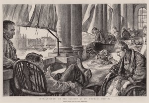 Rekonvalescenterne på balkonen på St Thomas