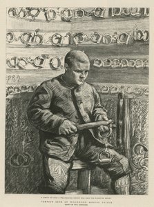 Fængselsdømt liv i Wormwood Scrubs Prison (gravering) af Charles Paul Renouard