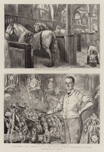 Forberedelse til jubilæumsdagen i Royal Stables, Buckingham Palace