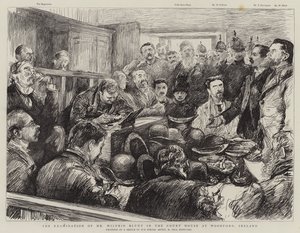 Undersøgelsen af Mr. Wilfrid Blunt i Court House i Woodford, Irland af Charles Paul Renouard