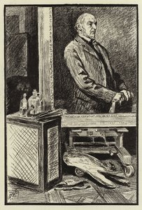 Frank Holls studie af Charles Paul Renouard