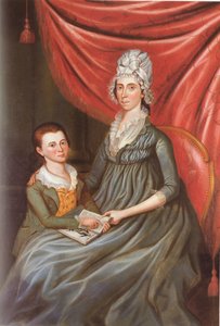 Eleanor Conway Hite og sønnen James Madison Hite af Charles Peale Polk