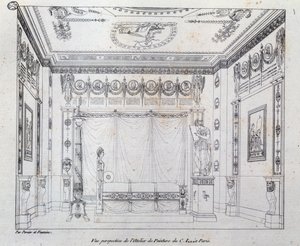 Malerstudie for CI af Charles Percier