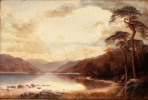Udsigt over Lower Lake, Killarney af Charles Pettit