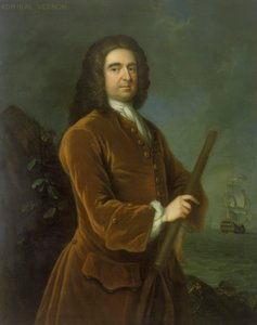 Admiral Edward Vernon (1684-1757), midt i 1730