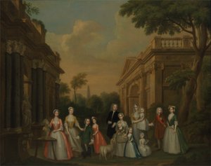 The Finch Family, ca. 1732 (olie på lærred)