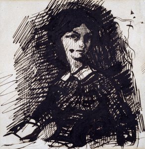 Portræt af Jeanne Duval, midten af det 19. århundrede