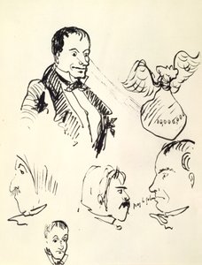Selvportræt, c1850-1867 af Charles Pierre Baudelaire