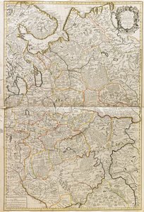 Kort over Muscovy af Charles Price