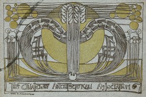 Conversazione Program, fra Glasgow Architectural Association af Charles Rennie Mackintosh