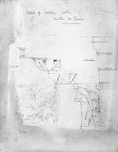 Detaljer om Entrance Gateway, Certosa di Pavia, 1891 af Charles Rennie Mackintosh