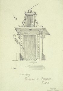 Døråbning, Palazzo di Venezia, Rom af Charles Rennie Mackintosh