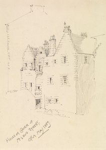 Hus på hjørnet af Mcleod Street af Charles Rennie Mackintosh