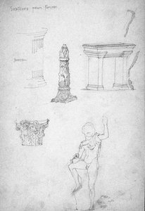 Skitser fra Pompeji, 1891 af Charles Rennie Mackintosh