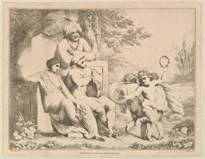 Three Putti danser til en piber, 1. marts 1780.