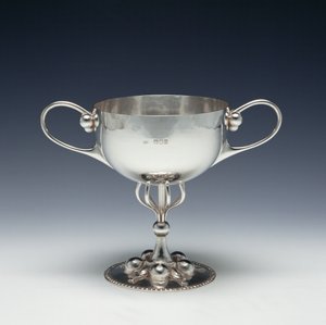 Sportskop eller sukkerbassin, ca. 1893 (sølv) af Charles Robert Ashbee