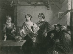 Florizel og Perdita, vinterens fortælling af Charles Robert Leslie