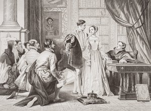 Lady Jane Greys modvilje mod at acceptere kronen, Sion House, 8. juli 1553, fra 