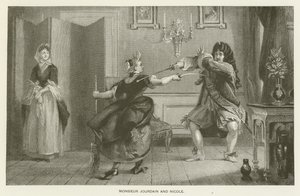 Monsieur Jourdain og Nicole af Charles Robert Leslie