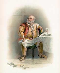 Shakespeares Falstaff af Charles Robert Leslie