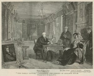 Familiebilledet - biblioteket i Holland House