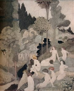 Et efterårsmellemspil, c1910 af Charles Robinson