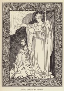 Athena viser sig for Odysseus