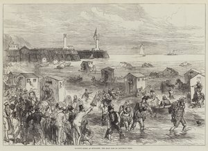 Badescene ved Boulogne, højvandet lørdag uge af Sir John Charles Robinson