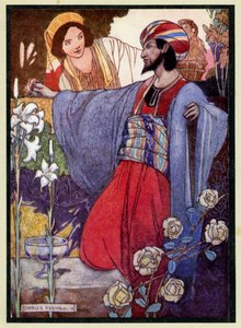 Illustration til Rubaiyat af Omar Khayyam af Charles Robinson