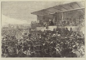 Gladstone taler til mødet om Blackheath