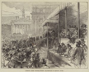 Åbning af Queen Victoria-Street, Blackfriars til Mansion House af Sir John Charles Robinson