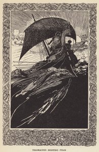 Telemachus i sigte på Pylos