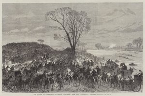 Oxford og Cambridge University Boat-Race, fra Sandhills, overfor Chiswick af Sir John Charles Robinson