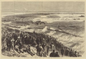 Frivilliggennemgangen i Portsmouth, overblik over slaget fra Portsdown Hill