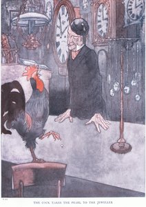 Hanen tager perlen til juveleren, 1930