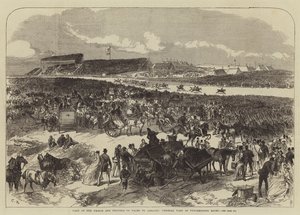 Besøg af prinsen og prinsessen af Wales til Irland, General View of Punchestown Races